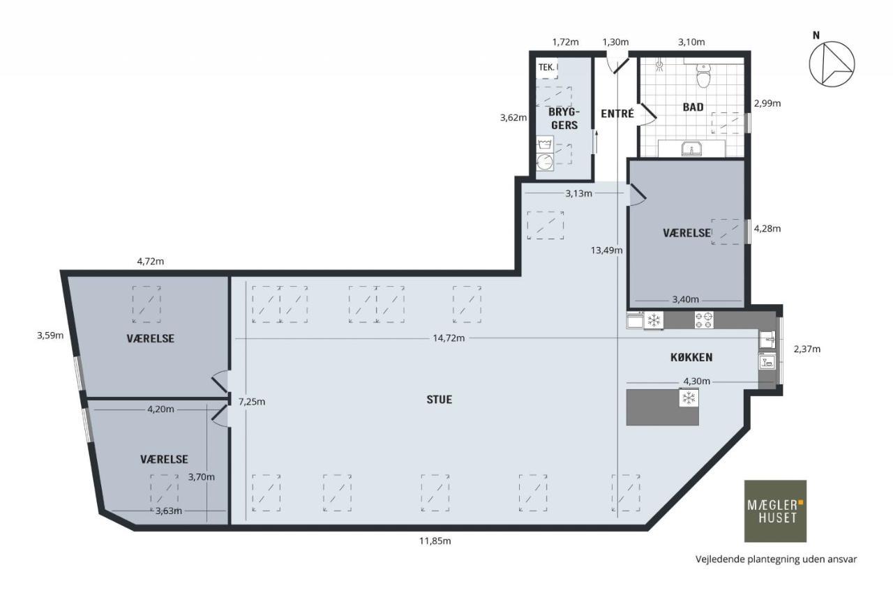 Aday - Penthouse 3 Bedroom - Heart Of อัลบอร์ ภายนอก รูปภาพ